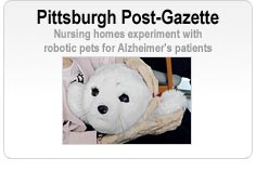 Pittsburgh Post-Gazette - Nursing homes experiment with robotic pets for Alzheimer's patients